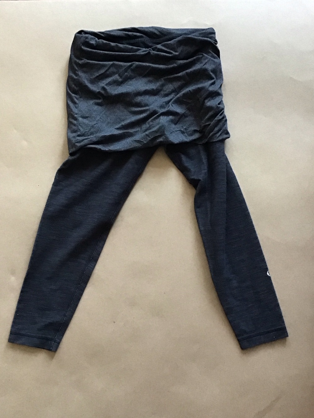 Lululemon athletica Black Skirted Leggings — Comfortable Everyday Stretch